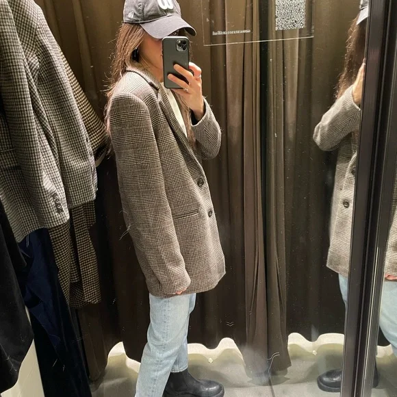 Abercrombie wool blend blazer coat - Picture 10 of 11